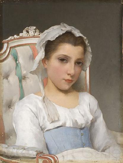 Hugo Salmson Portrait of a young girl